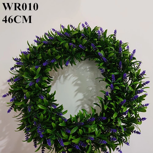 Artificial Plastic Flower Wreath, 46 CM, No Peculiar Smell